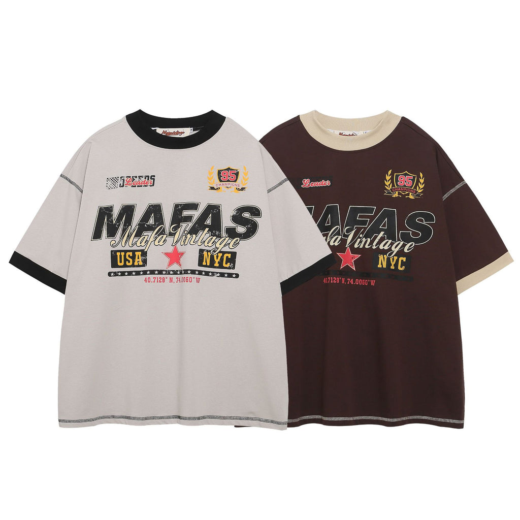 MAFAS NYC - Oversized Graphic T-Shirt