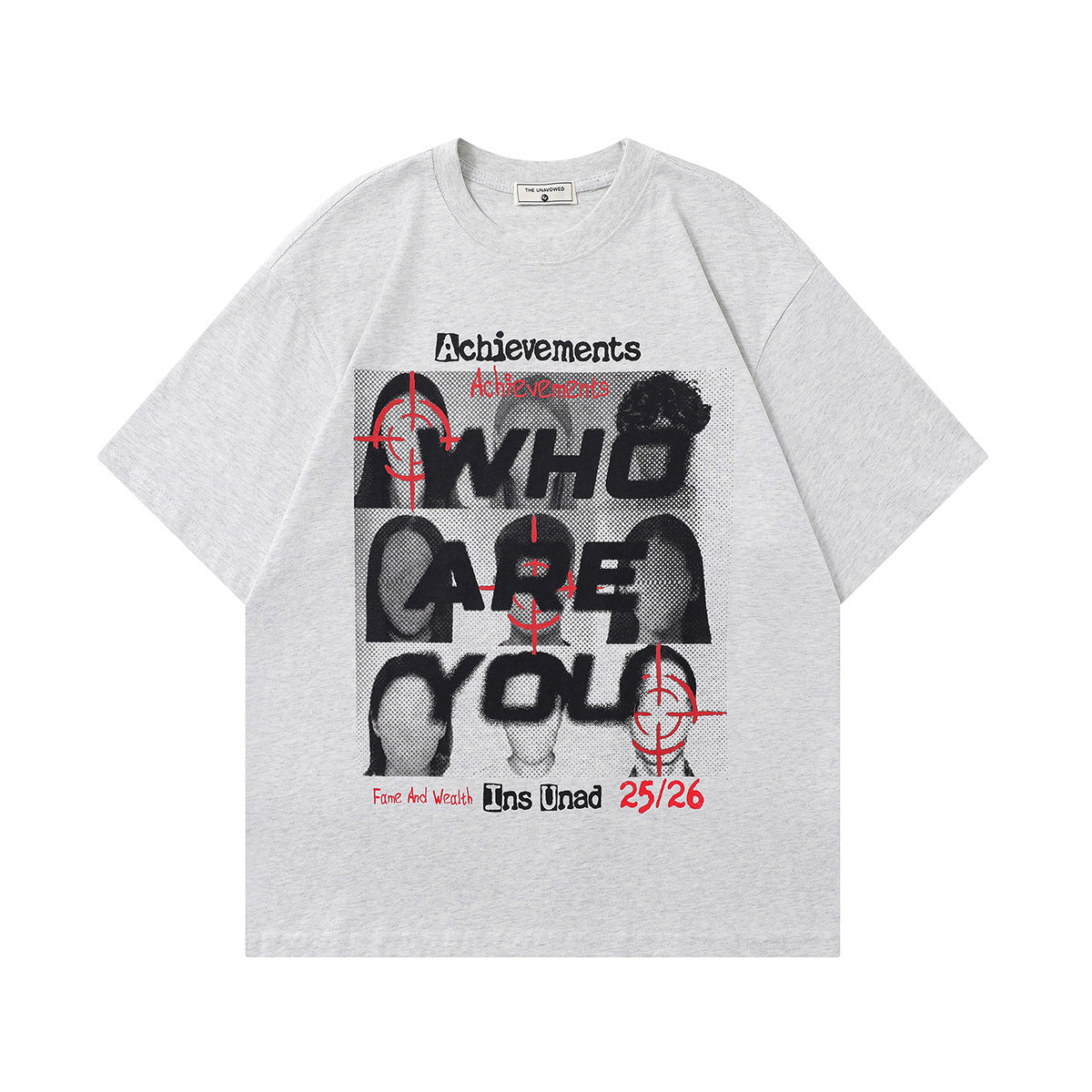 ACHIEVMENTS - Oversized Print T-Shirt