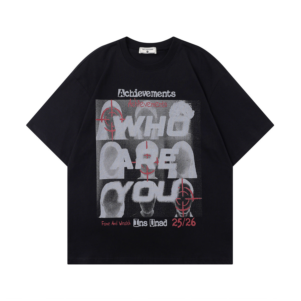 ACHIEVMENTS - Oversized Print T-Shirt