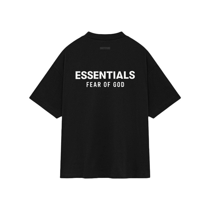 Round-neck printed short-sleeved T-shirt for both men and women in summer