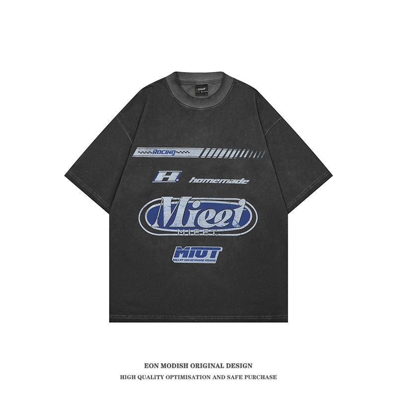TIEEM - Oversized Print T-Shirt