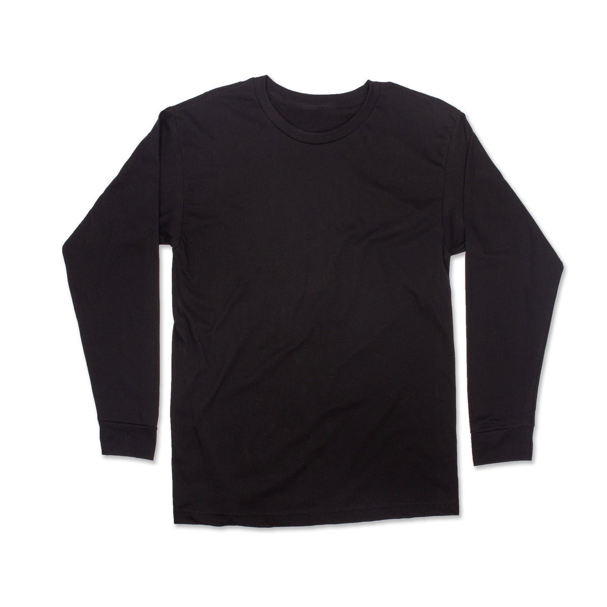 Soft Long Sleeve Tee — Black — view 5