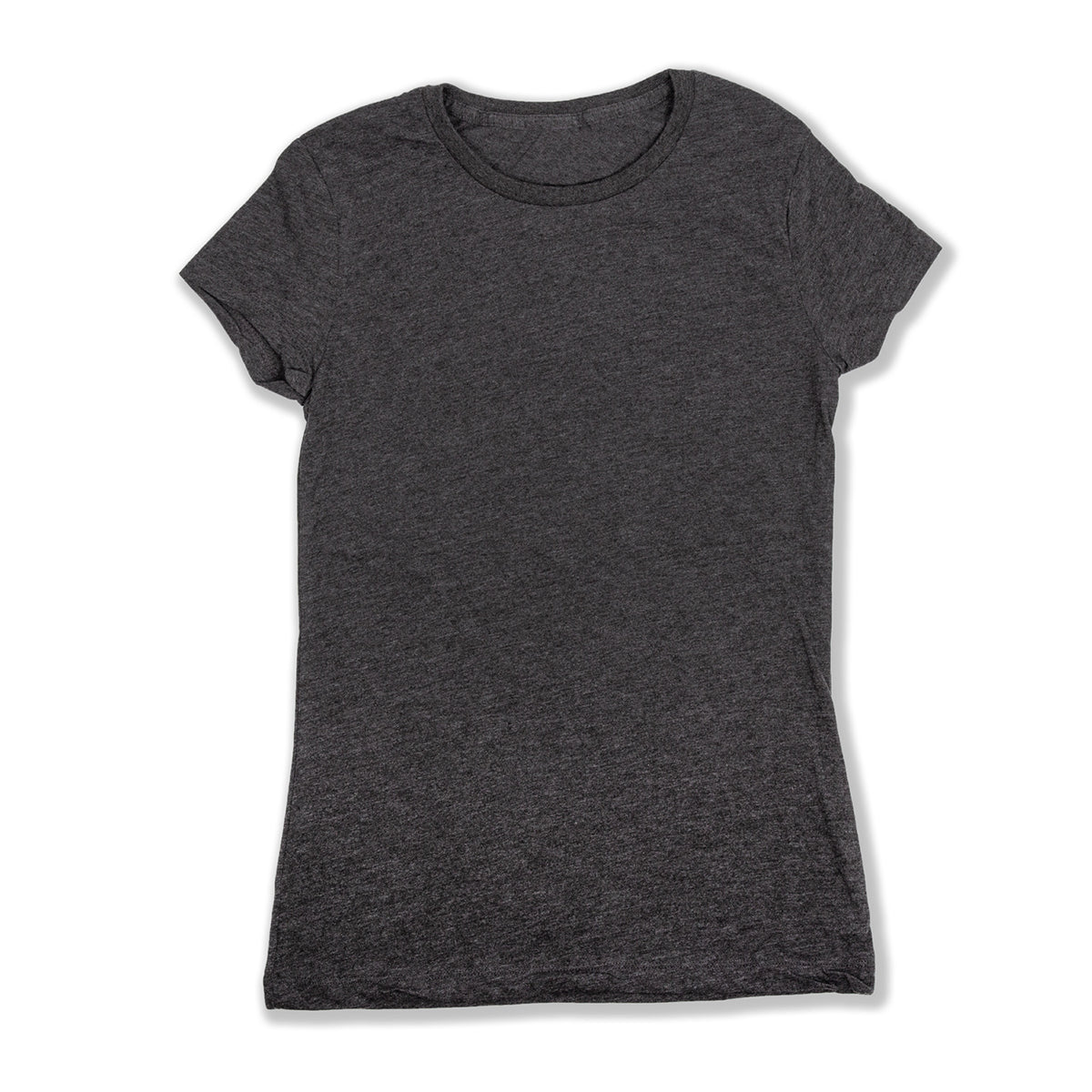 Women's Soft Babydoll Tee — Charcoal Heather — view 4