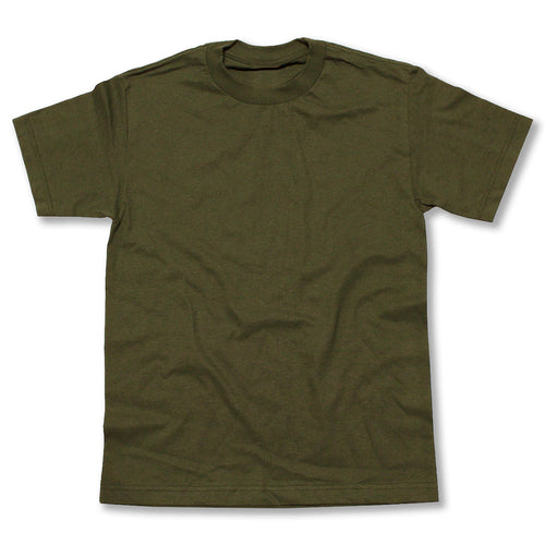 Classic Cotton Tee — Military Green — view 2