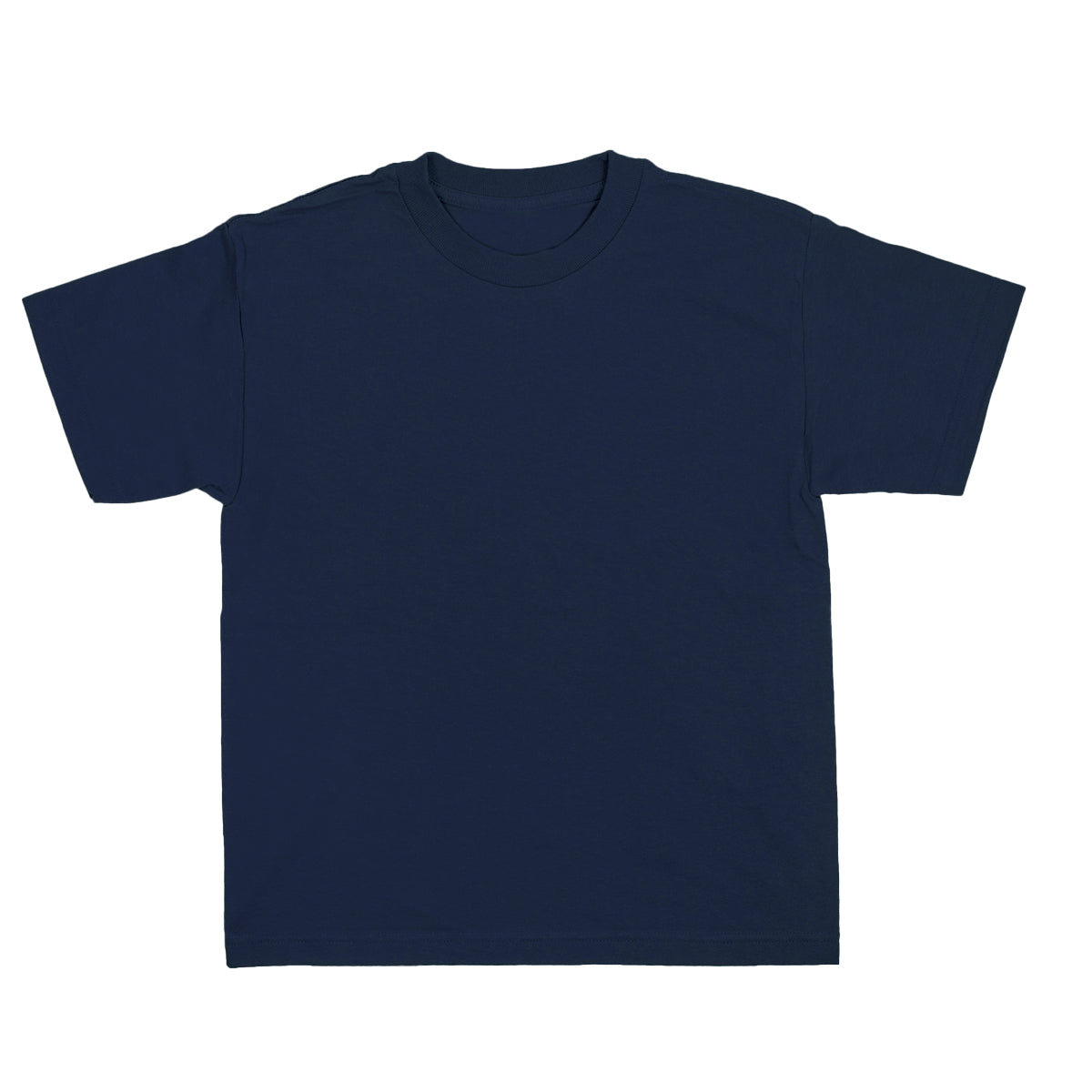 Kids' Basic Tee — Navy Blue — view 5