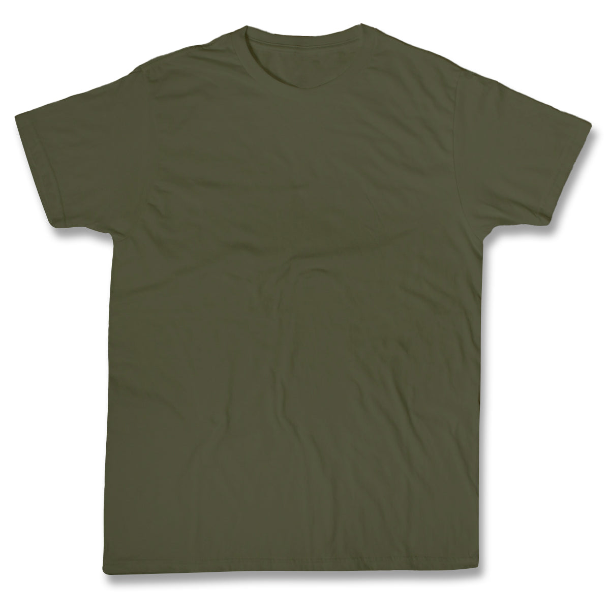 Soft Cotton Tee — Olive — view 1