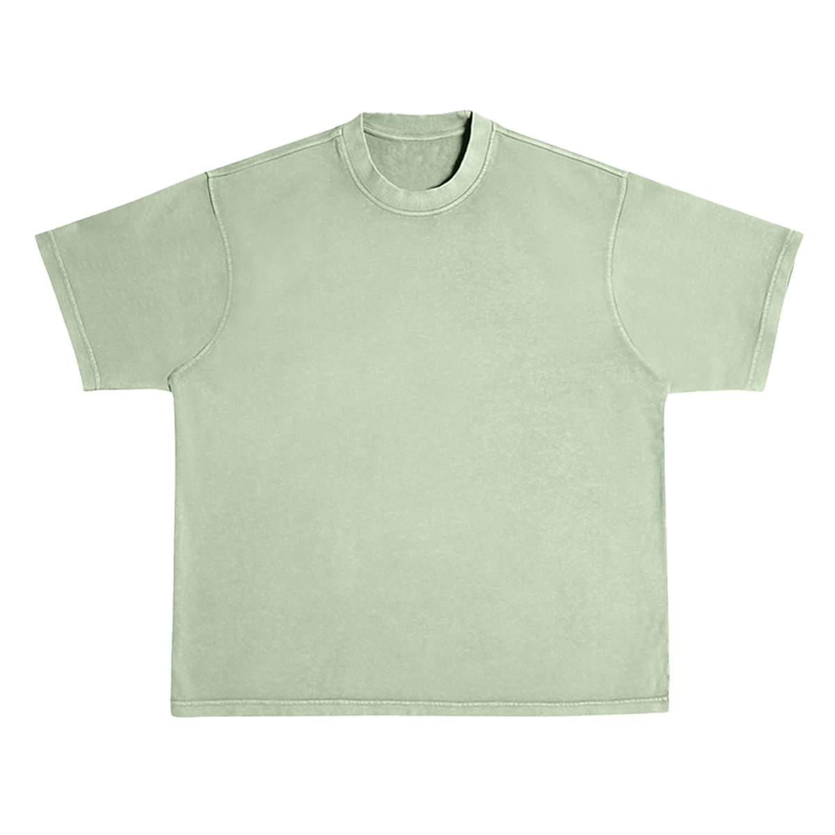 Heavyweight Pigment Tee — Olive — view 56