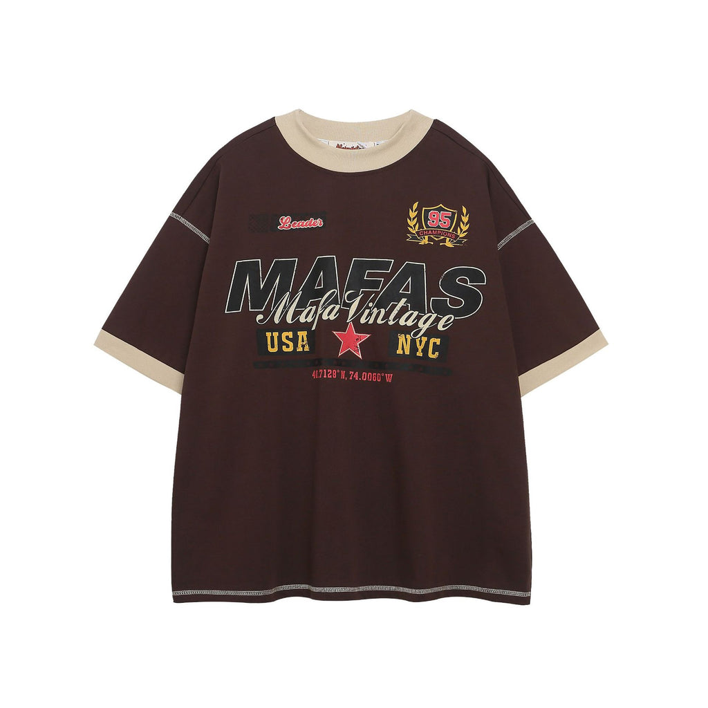 MAFAS NYC - Oversized Graphic T-Shirt