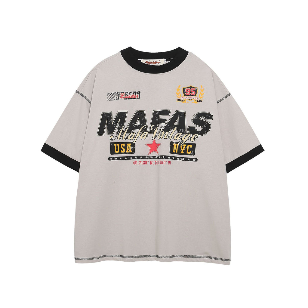 MAFAS NYC - Oversized Graphic T-Shirt
