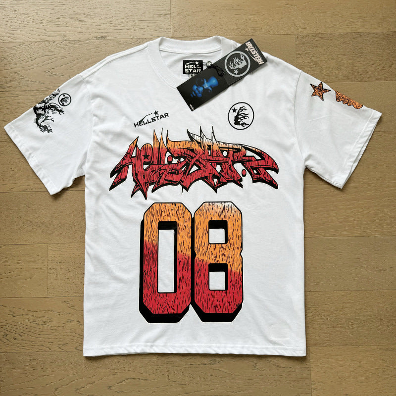 Couple outfits, large-sized loose pullover short-sleeved T-shirt