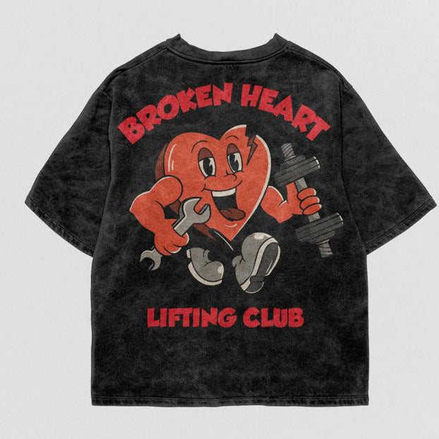 Washed and aged large-sized pure cotton short-sleeved shirt -22