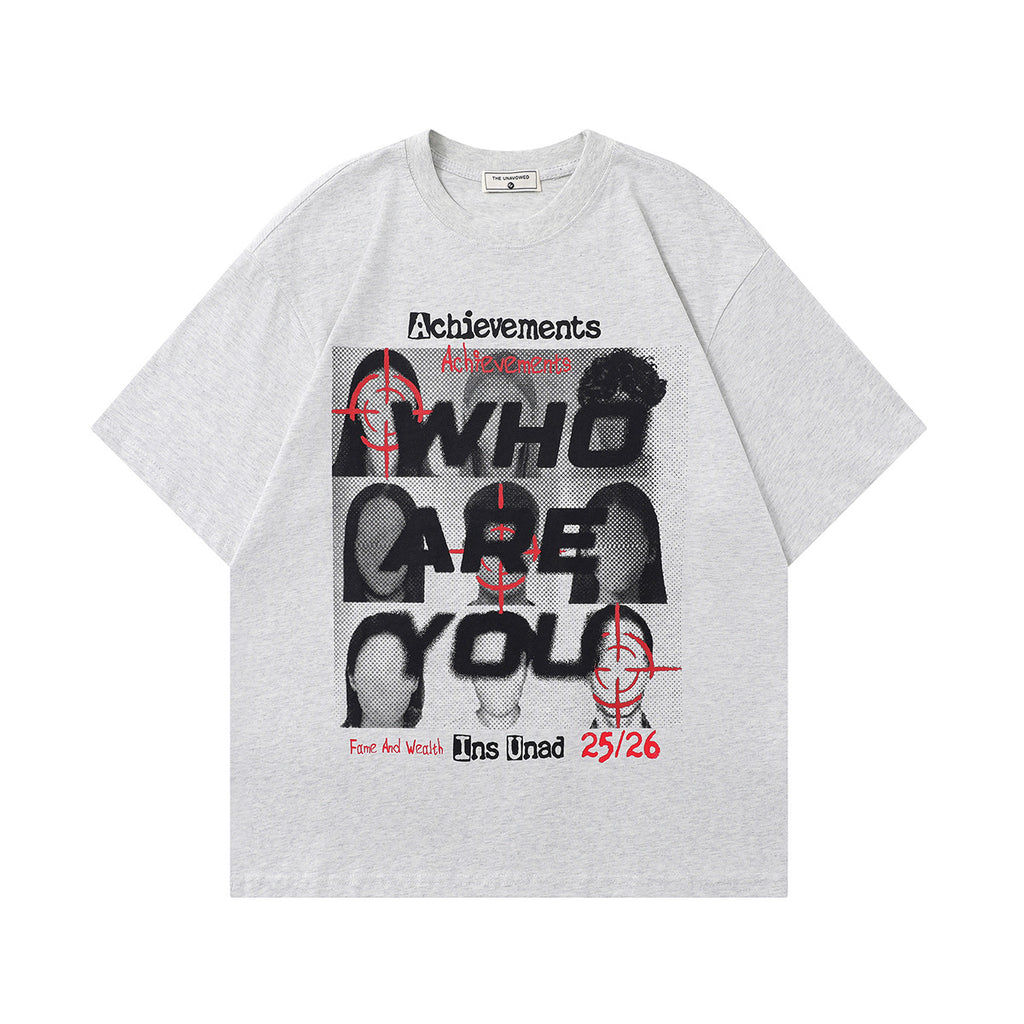 ACHIEVMENTS - Oversized Print T-Shirt