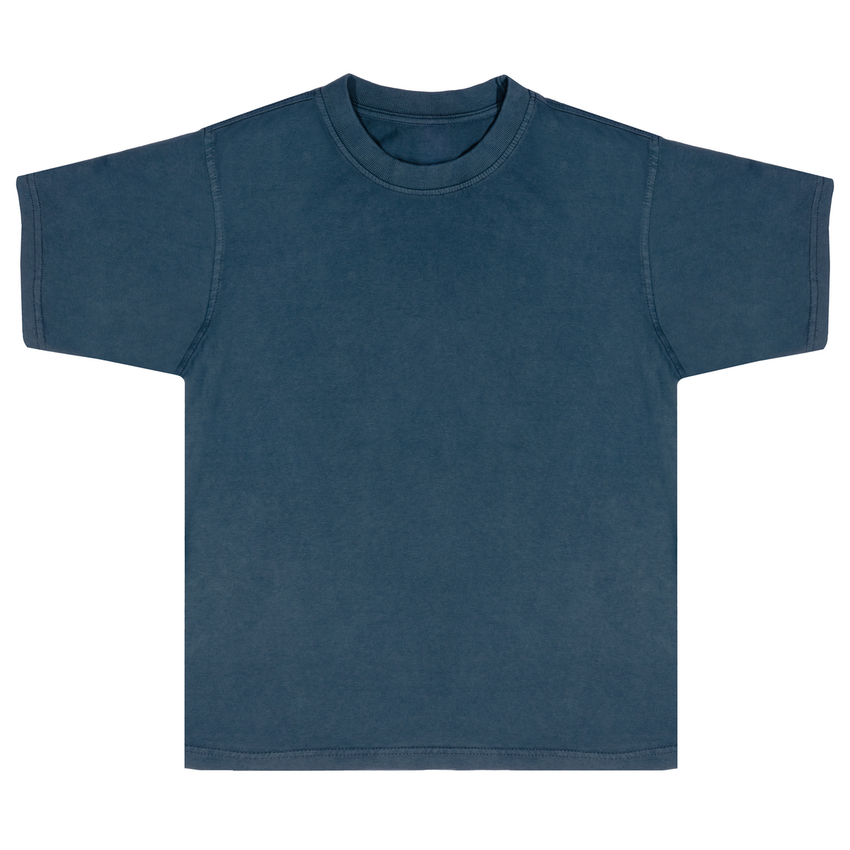Heavyweight Pigment Tee — Harbor Blue — view 1